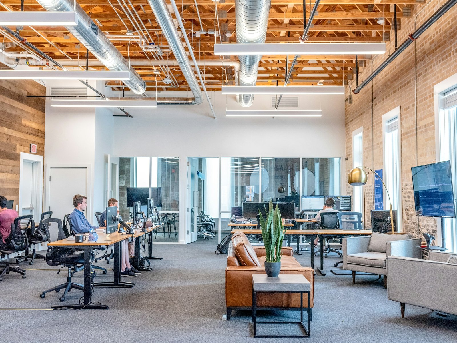Finance Team Working