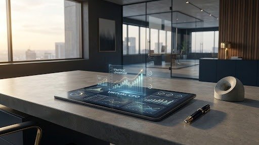 Virtual CFO strategic leadership visual